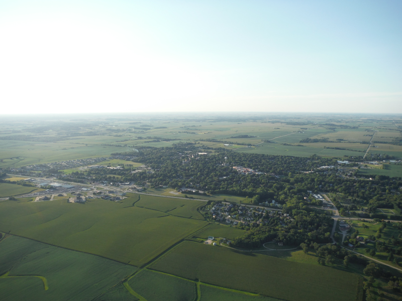 A picture of my hometown from above.